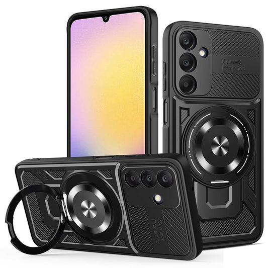 Θήκη για Samsung Galaxy A25 A256, Techsuit, RuggedCam, Μαύρο