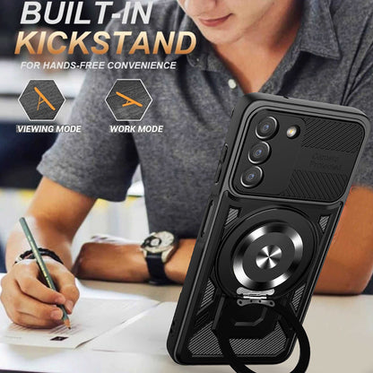 Θήκη για Samsung Galaxy A25 A256, Techsuit, RuggedCam, Μαύρο