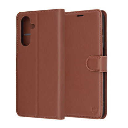 Θήκη για Samsung Galaxy A26 A266, Techsuit, Leather Folio, Καφέ
