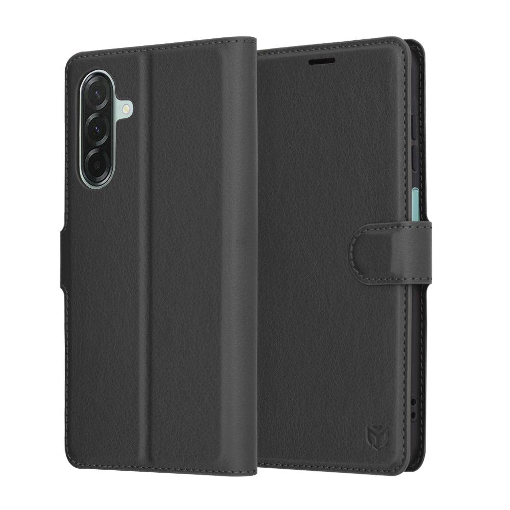 Θήκη για Samsung Galaxy A26 A266, Techsuit, Leather Folio, Μαύρο