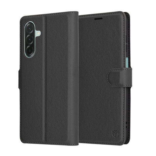 Θήκη για Samsung Galaxy A26 A266, Techsuit, Leather Folio, Μαύρο