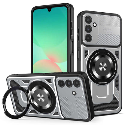 Case for Samsung Galaxy A26 A266, Techsuit, RuggedCam, Gray