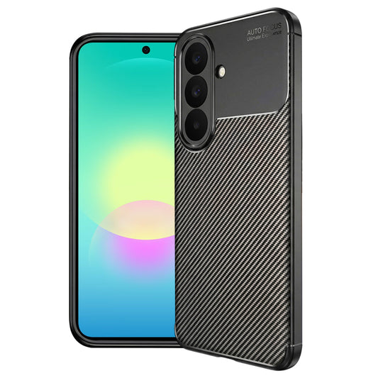 Θήκη για Samsung Galaxy A27 5G, Techsuit, CarbonFiber, Μαύρη