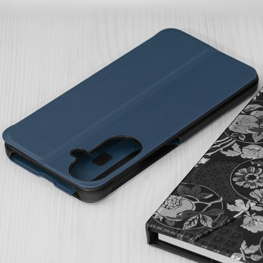 Case for Samsung Galaxy A27 5G, Techsuit, eFold New Model, Dark Blue