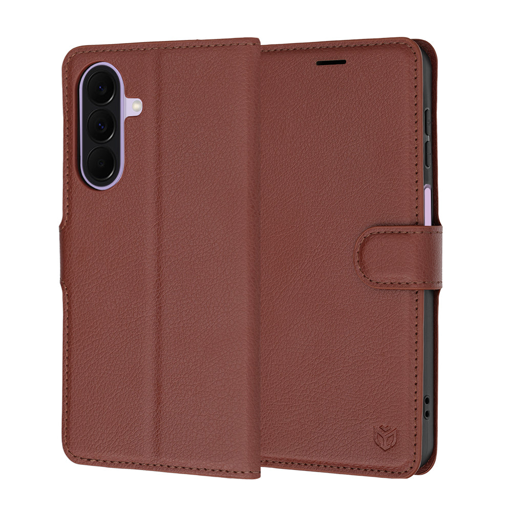 Θήκη για Samsung Galaxy A27 5G, Techsuit, Leather Folio, Καφέ