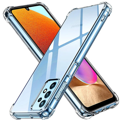 Case for Samsung Galaxy A32 A325, Techsuit, Shockproof Clear, Transparent