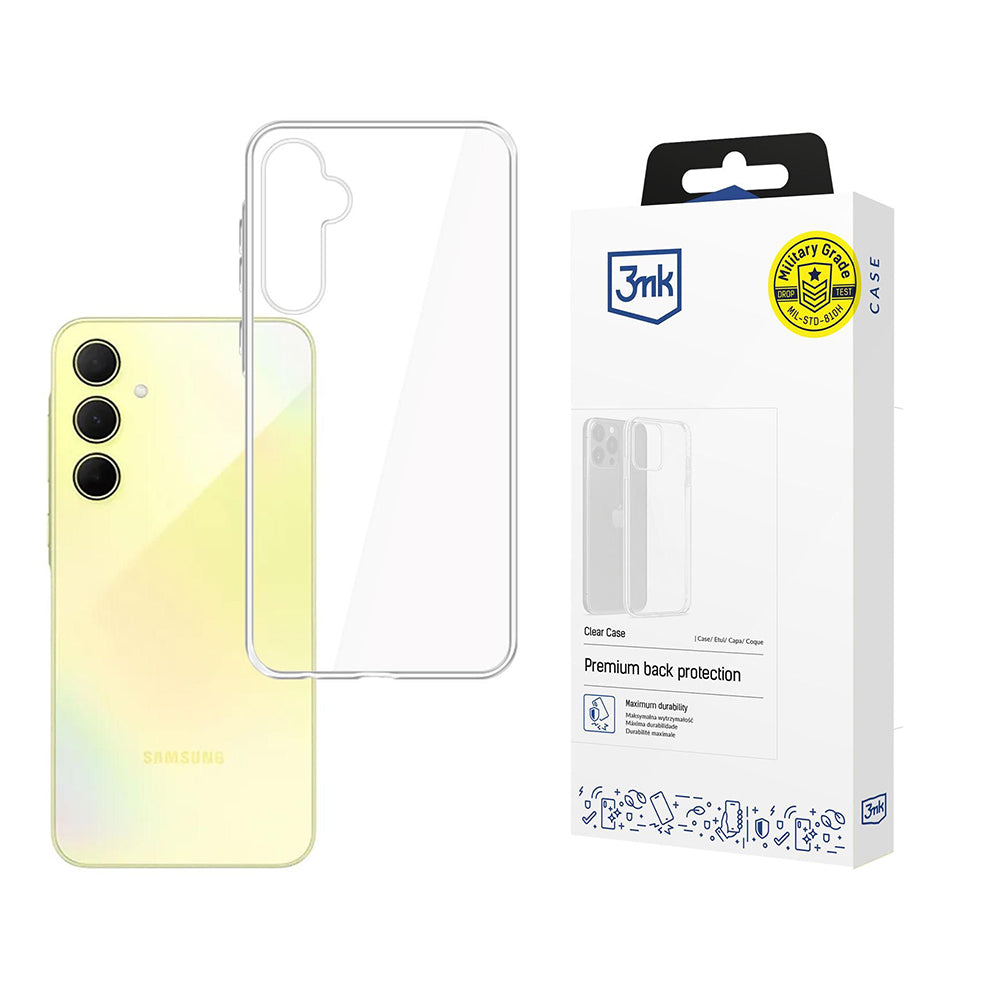 Θήκη για Samsung Galaxy A35 5G A356, 3MK, Διαφανής, Διάφανη
