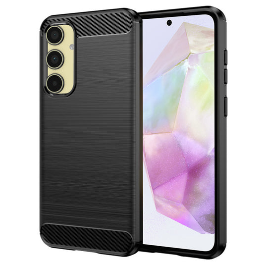 Θήκη για Samsung Galaxy A35 5G A356, Techsuit, Carbon, Μαύρη