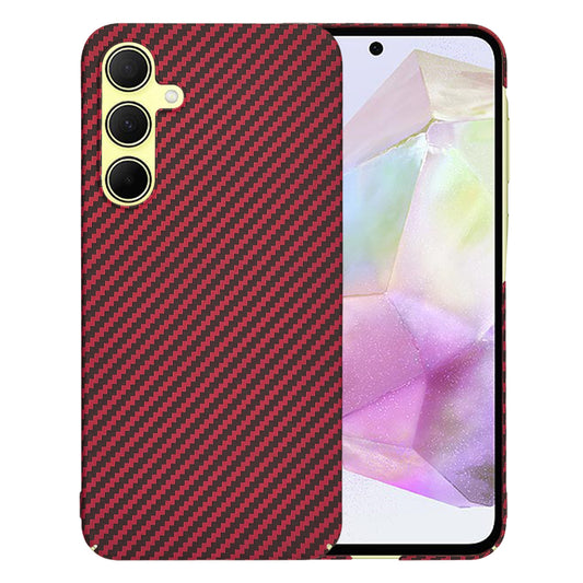 Θήκη για Samsung Galaxy A35 5G A356, Techsuit, Carbonite FiberShell, Κόκκινη
