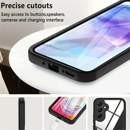 Θήκη για Samsung Galaxy A35 5G A356, Techsuit, ColorVerse 360, Μαύρο