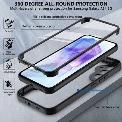 Θήκη για Samsung Galaxy A35 5G A356, Techsuit, ColorVerse 360, Μαύρο