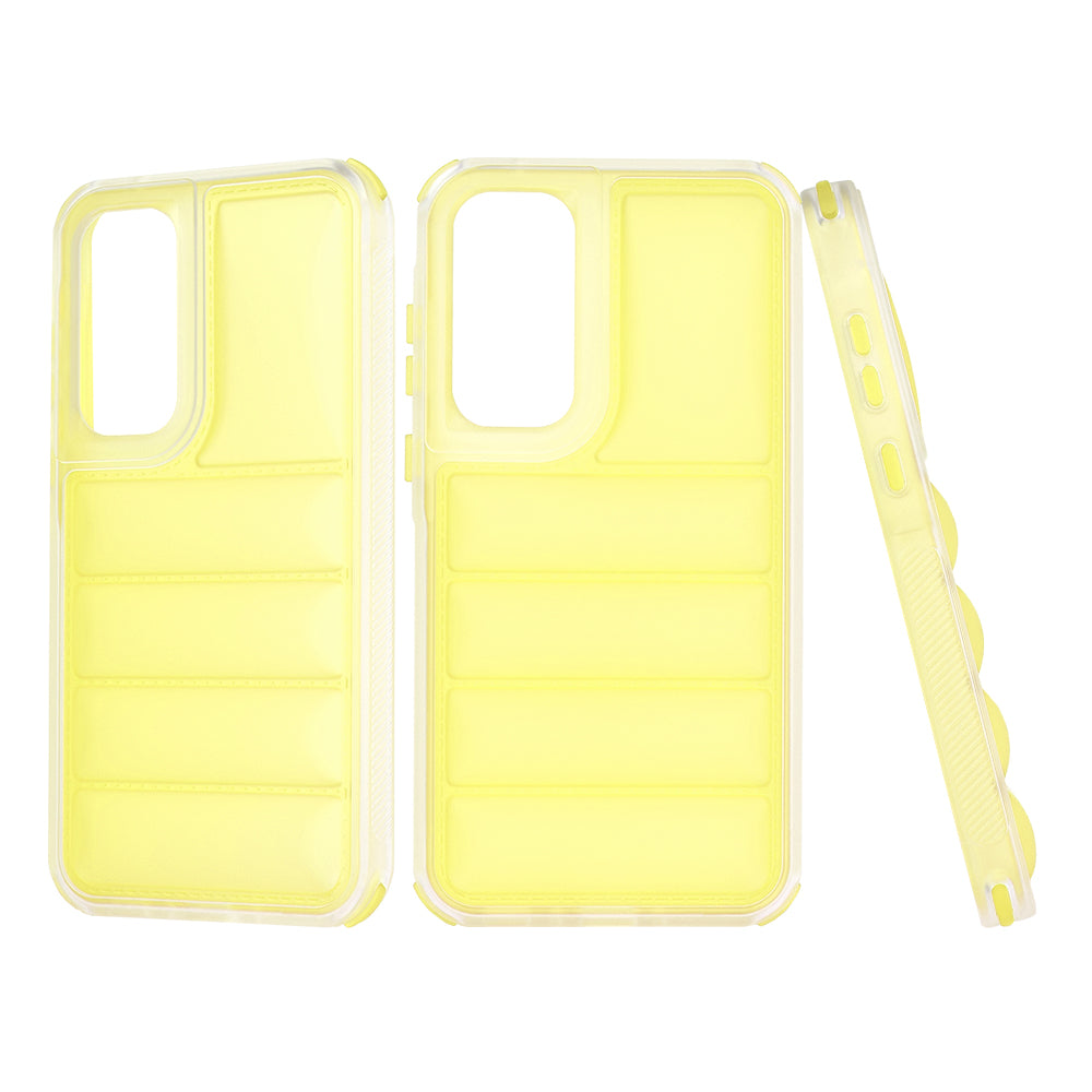 Θήκη για Samsung Galaxy A35 5G A356, Techsuit, Wave Shield, Κίτρινη