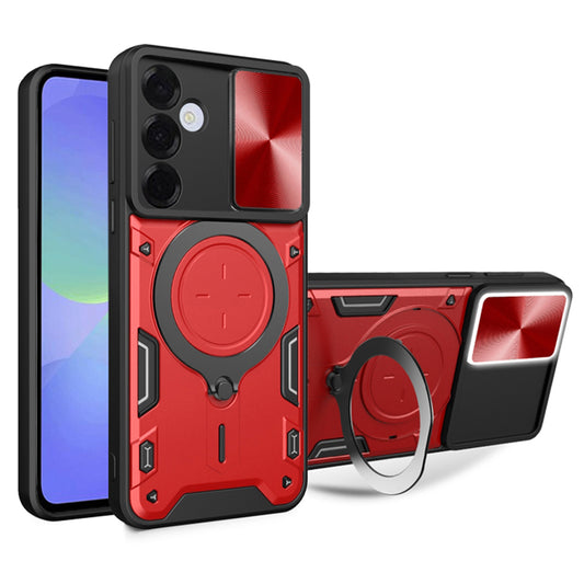 Θήκη για Samsung Galaxy A36 A366, Techsuit, CamGuard Pro, Κόκκινο