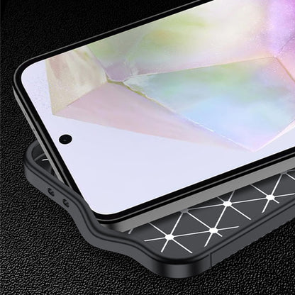 Case for Samsung Galaxy A36 A366, Techsuit, CarbonFiber, Black