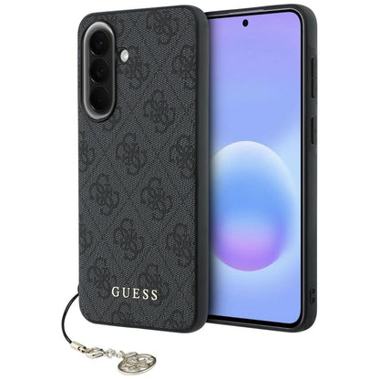 Θήκη για Samsung Galaxy A37 5G, Guess, 4G Classic Logo Charm, Μαύρη