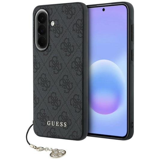 Θήκη για Samsung Galaxy A37 5G, Guess, 4G Classic Logo Charm, Μαύρη