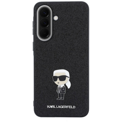 Θήκη για Samsung Galaxy A37 5G, Karl Lagerfeld, Glitter Fixed Ikonik Karl, Μαύρη