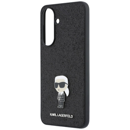 Θήκη για Samsung Galaxy A37 5G, Karl Lagerfeld, Glitter Fixed Ikonik Karl, Μαύρη