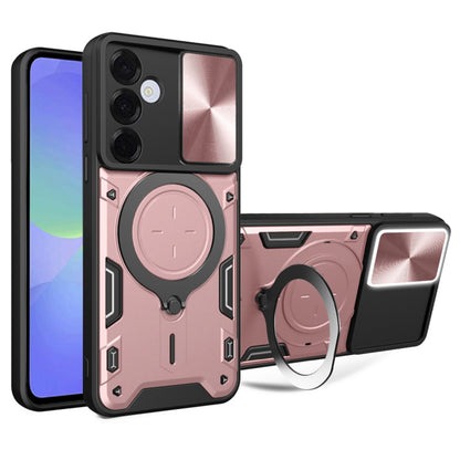 Θήκη για Samsung Galaxy A37 5G, Techsuit, CamGuard Pro, Ροζ Χρυσή
