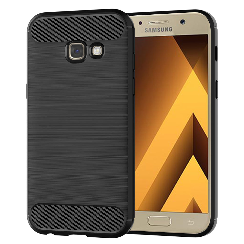Θήκη για Samsung Galaxy A5 (2017) A520, Techsuit, Carbon, Μαύρο