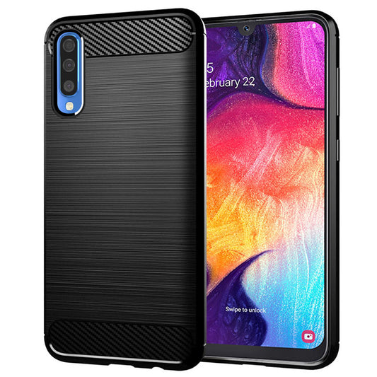 Θήκη για Samsung Galaxy A50s A507 / A30s A307 / A50 A505, Techsuit, Carbon, Μαύρη