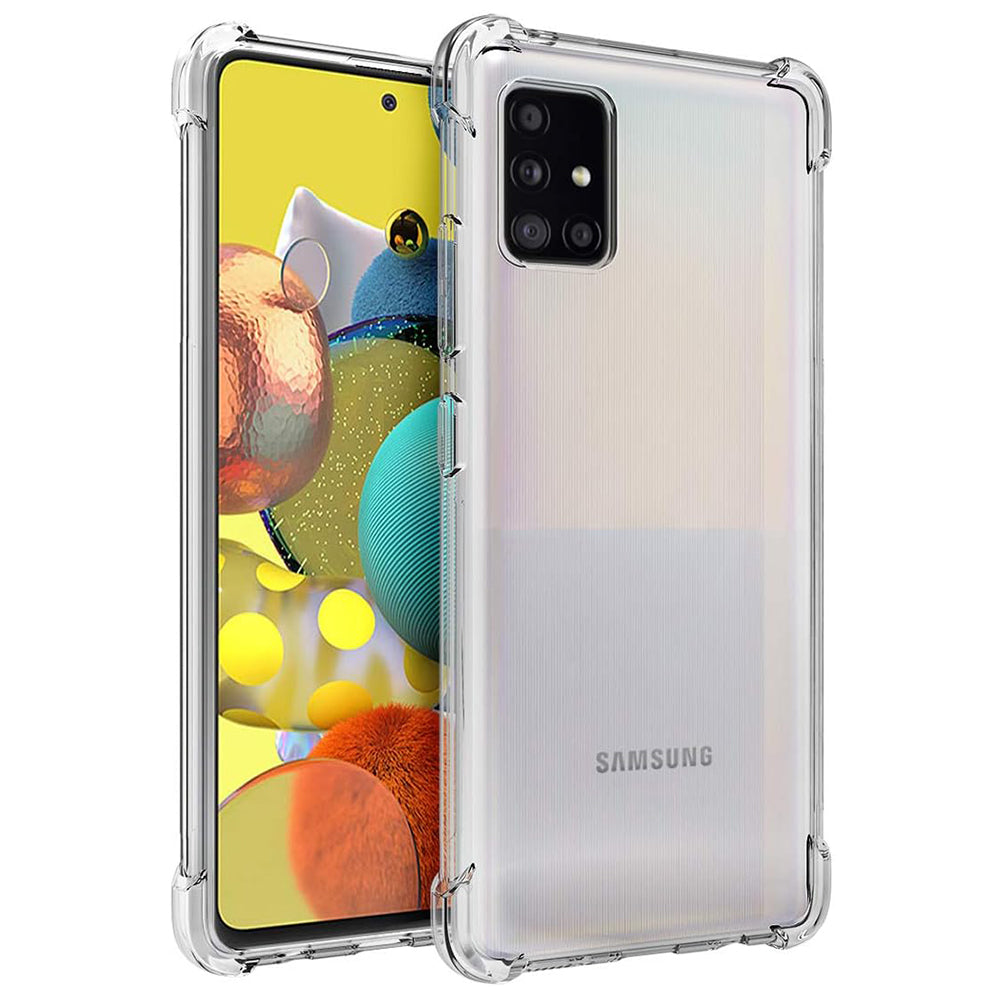 Θήκη για Samsung Galaxy A51 A515, Techsuit, Ανθεκτική σε Κρούσεις Διαφανής, Διάφανη