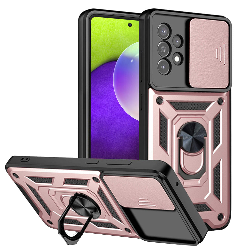 Θήκη για Samsung Galaxy A52s 5G A528 / A52 5G A526 / A52 A525, Techsuit, CamShield, Ροζ
