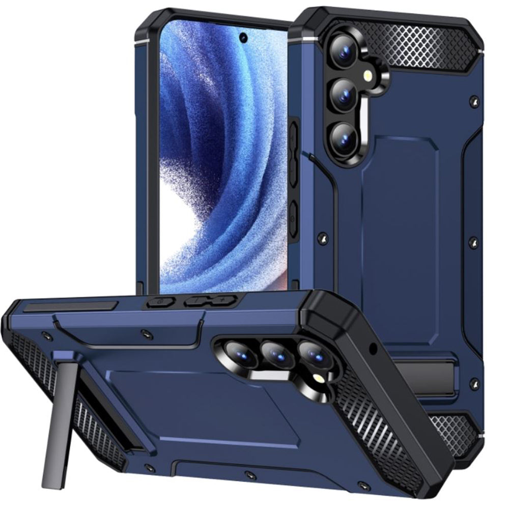 Θήκη για Samsung Galaxy A54 A546, Techsuit, Hybrid Armor Kickstand, Μπλε