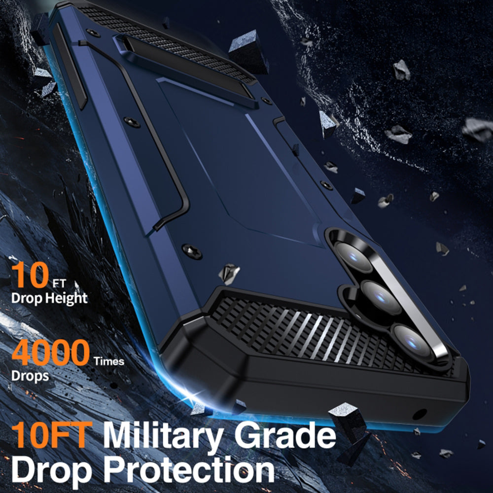 Θήκη για Samsung Galaxy A54 A546, Techsuit, Hybrid Armor Kickstand, Μπλε