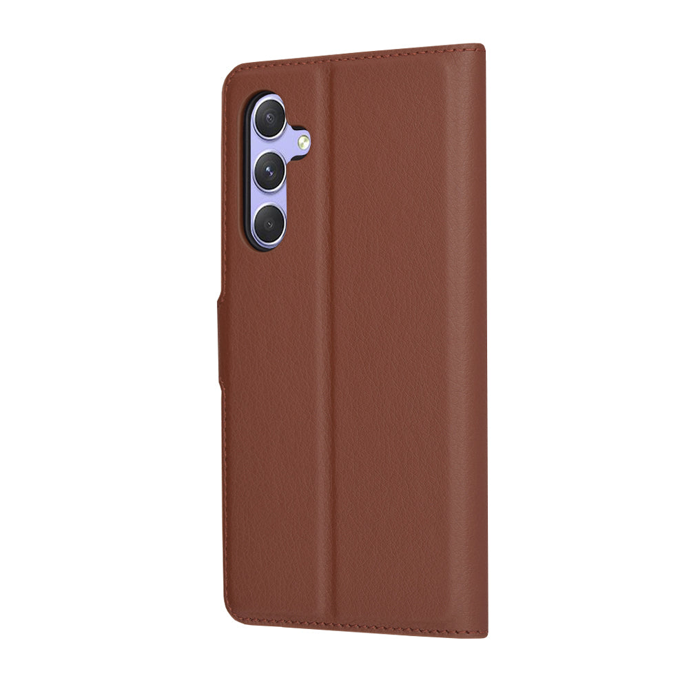 Θήκη για Samsung Galaxy A54 A546, Techsuit, Δερμάτινο Φολιο, Καφέ