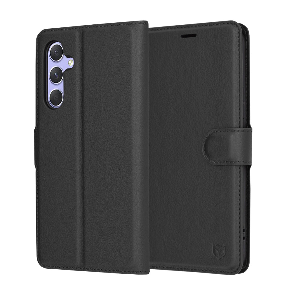 Θήκη για Samsung Galaxy A54 A546, Techsuit, Leather Folio, Μαύρο
