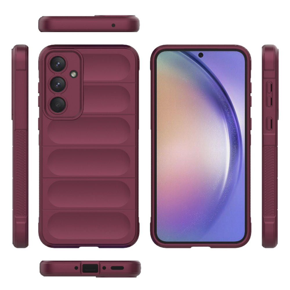 Θήκη για Samsung Galaxy A54 A546, Techsuit, Magic Shield, Βυσσινί