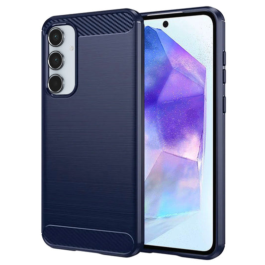 Θήκη για Samsung Galaxy A55 5G A556, Techsuit, Carbon, Μπλε