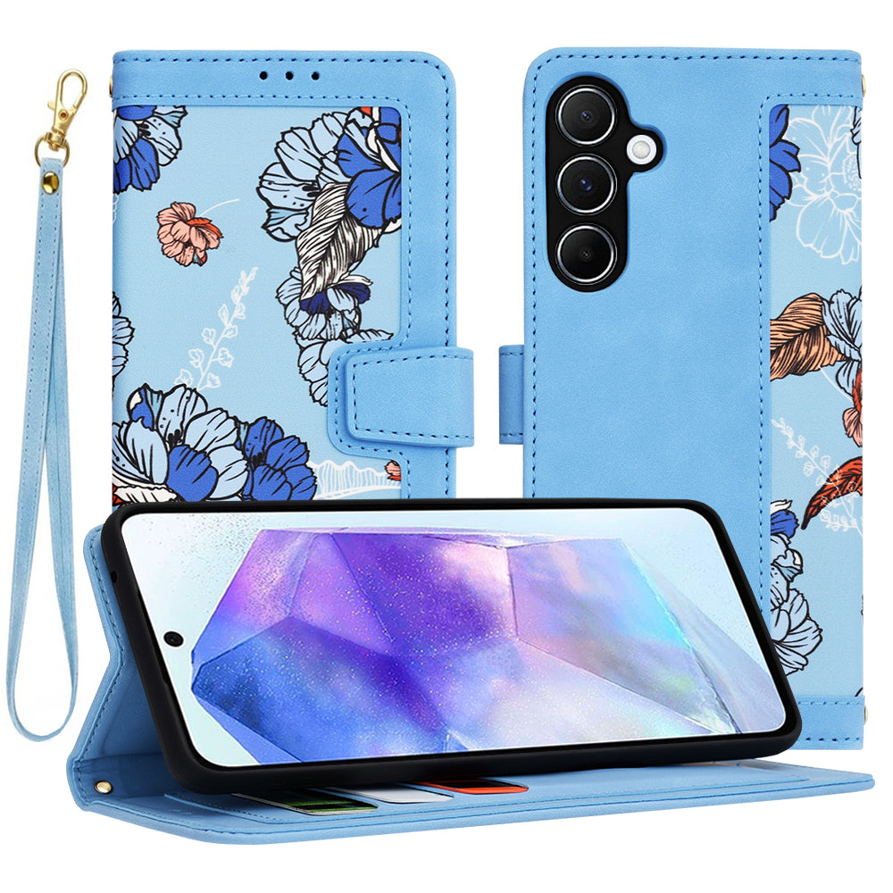 Θήκη για Samsung Galaxy A55 5G A556, Techsuit, FlipCraft, Μπλε