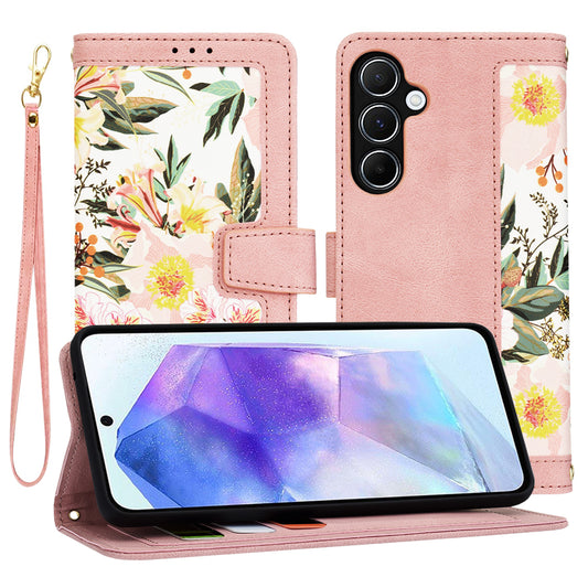 Θήκη για Samsung Galaxy A55 5G A556, Techsuit, FlipCraft, Ροζ