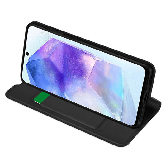 Θήκη για Samsung Galaxy A55 5G A556, Techsuit, Magskin Book, Μαύρη