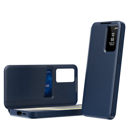 Case for Samsung Galaxy A55 5G A556, Techsuit, SmartView, Blue