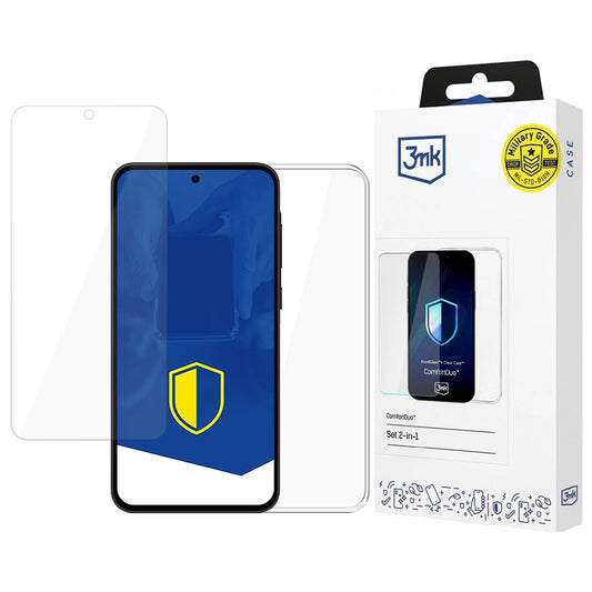 Θήκη για Samsung Galaxy A56 A566 / A36 A366, 3MK, ComfortDuo, Διαφανής