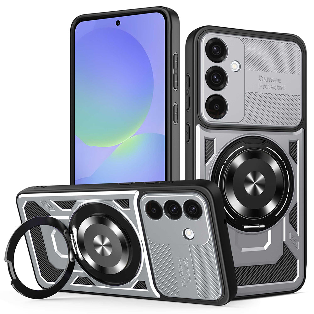 Case for Samsung Galaxy A56 A566 / A36 A366, Techsuit, RuggedCam, Gray