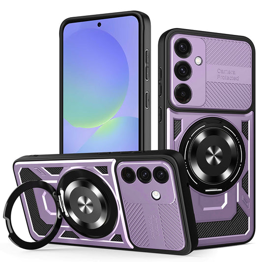Θήκη για Samsung Galaxy A56 A566 / A36 A366, Techsuit, RuggedCam, Μωβ