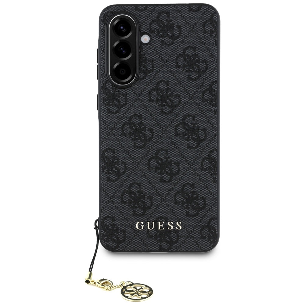 Θήκη για Samsung Galaxy A56 A566, Guess, 4G Charm, Μαύρη