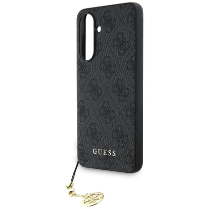Θήκη για Samsung Galaxy A56 A566, Guess, 4G Charm, Μαύρη