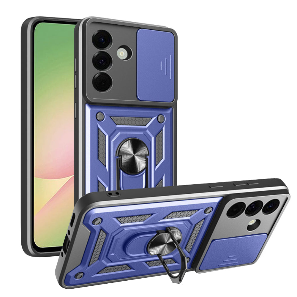 Case for Samsung Galaxy A56 A566, Techsuit, CamShield, Blue