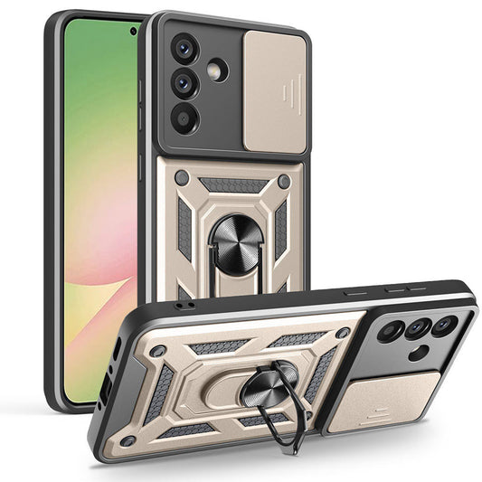 Θήκη για Samsung Galaxy A56 A566, Techsuit, CamShield, Χρυσή