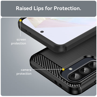 Θήκη για Samsung Galaxy A56 A566, Techsuit, Carbon, Μαύρο