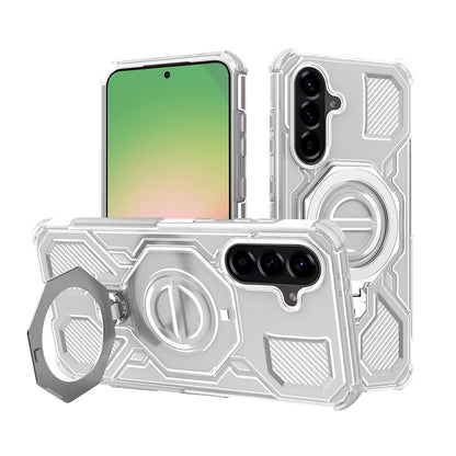 Θήκη για Samsung Galaxy A56 A566, Techsuit, Carbon Shield Pro, Λευκή