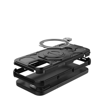 Θήκη για Samsung Galaxy A56 A566, Techsuit, Carbon Shield Pro, Μαύρο