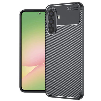 Case for Samsung Galaxy A56 A566, Techsuit, CarbonFiber, Black