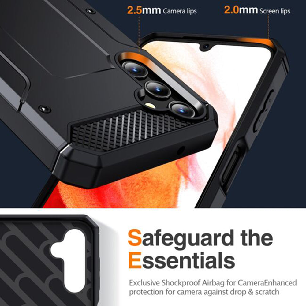 Θήκη για Samsung Galaxy A56 A566, Techsuit, Hybrid Armor, Μαύρη