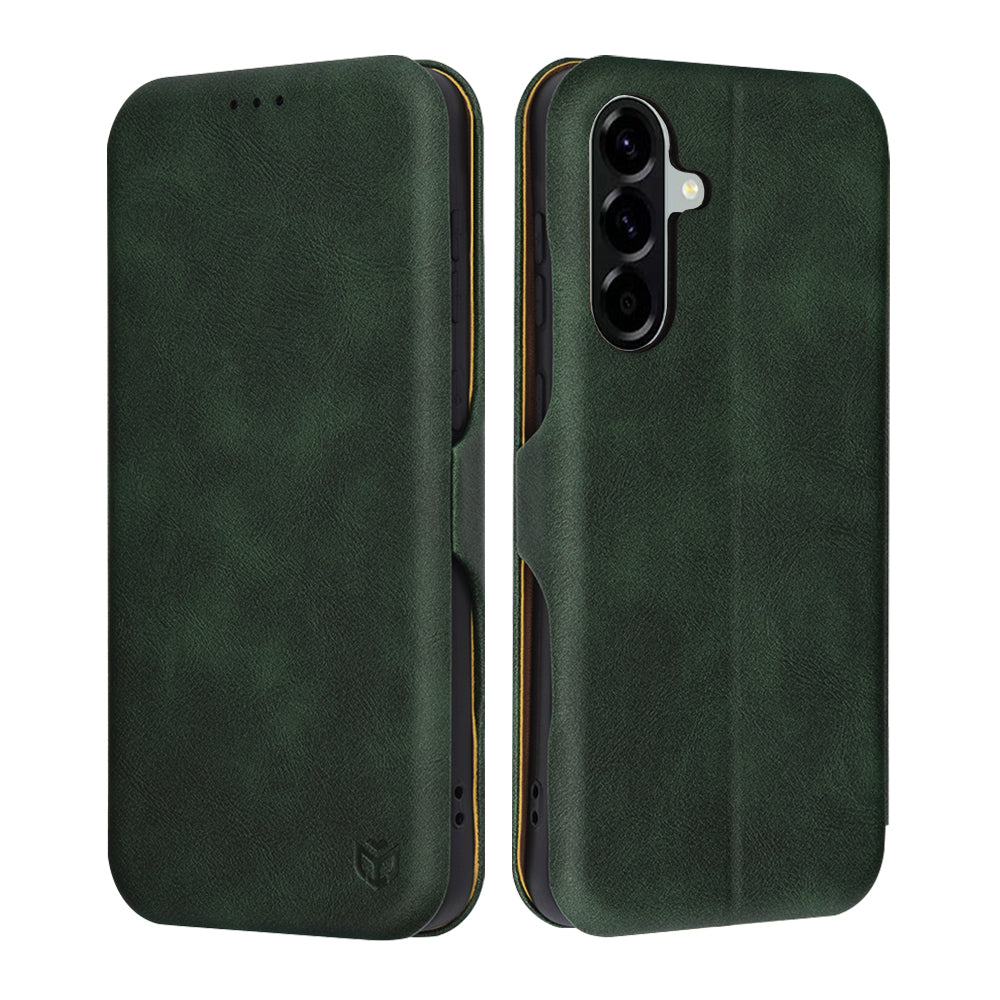 Θήκη για Samsung Galaxy A56 A566, Techsuit, Safe Wallet Plus, Πράσινο